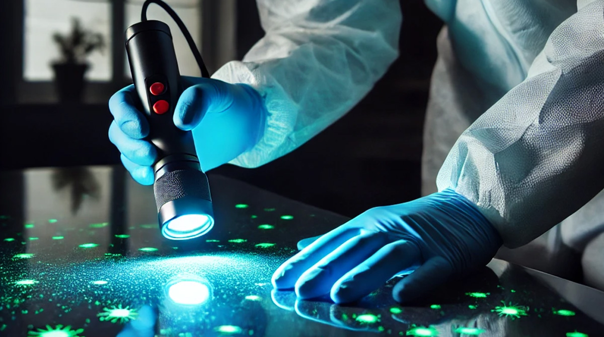 fluorescens takarítás ellenőrzés