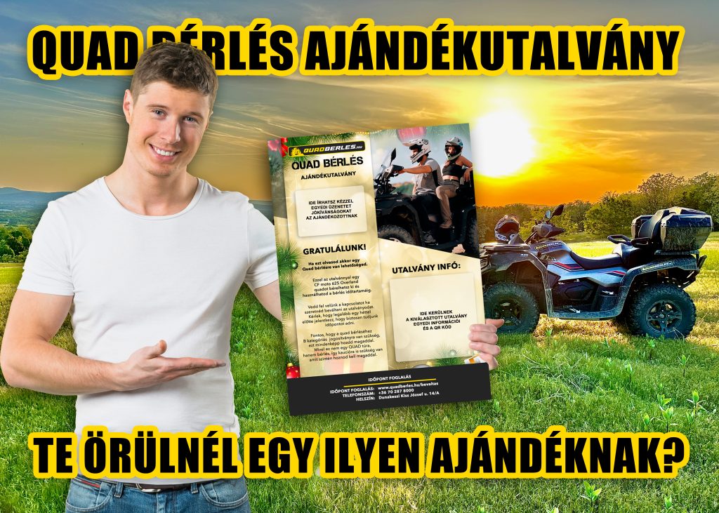 Quad randi ajándékutalvány